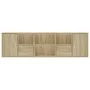 Corner furniture made of Sonoma oak engineered wood, measuring 160x40x45 cm. by , Closets and storage - Ref: Foro24-3307821, ...