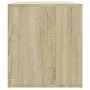 Corner furniture made of Sonoma oak engineered wood, measuring 160x40x45 cm. by , Closets and storage - Ref: Foro24-3307821, ...