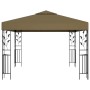 Taupe gray gazebo 3x3 m 180 g/m² by vidaXL, Tents and gazebos - Ref: Foro24-312243, Price: 241,09 €, Discount: %