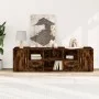 Corner furniture made of smoked oak engineered wood, 160x40x45 cm by , Closets and storage - Ref: Foro24-3307823, Price: 111,...