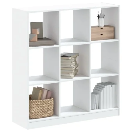 Weißes Ingenieurholzregal 102x32x108 cm von , Bücherregale und Regale - Ref: Foro24-3307837, Preis: 90,18 €, Rabatt: %