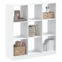 Estantería de madera de ingeniería blanca 102x32x108 cm de , Librerías y estanterías - Ref: Foro24-3307837, Precio: 90,85 €