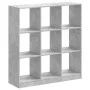 Estantería de madera de ingeniería gris hormigón 102x32x108 cm de , Librerías y estanterías - Ref: Foro24-3307840, Precio: 88...