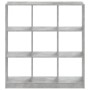 Regal aus grauem Beton-Holzwerkstoff 102x32x108 cm von , Bücherregale und Regale - Ref: Foro24-3307840, Preis: 89,67 €, Rabat...