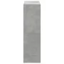 Estantería de madera de ingeniería gris hormigón 102x32x108 cm de , Librerías y estanterías - Ref: Foro24-3307840, Precio: 88...