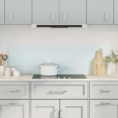 Kitchen splashbacks 2 units white tempered glass 70x40 cm by , Kitchen tools and utensils - Ref: Foro24-3315783, Price: 65,23...