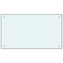 Kitchen splashbacks 2 units white tempered glass 70x40 cm by , Kitchen tools and utensils - Ref: Foro24-3315783, Price: 65,23...