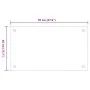 Küchenrückwände 2 Stück aus gehärtetem Glas weiß 70x40 cm von , Küchengeräte und Utensilien - Ref: Foro24-3315783, Preis: 63,...