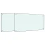 Küchenrückwände 2 Stück aus gehärtetem Glas weiß 80x60 cm von , Küchengeräte und Utensilien - Ref: Foro24-3315788, Preis: 117...