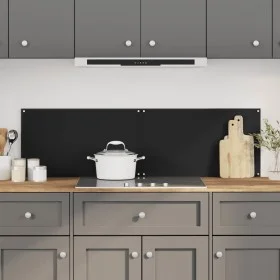 Küchenrückwände 2 Stück gehärtetes Glas Schwarz 70x40 cm von , Küchengeräte und Utensilien - Ref: Foro24-3315795, Preis: 53,7...
