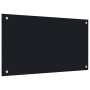 Küchenrückwände 2 Stück gehärtetes Glas Schwarz 70x40 cm von , Küchengeräte und Utensilien - Ref: Foro24-3315795, Preis: 54,7...