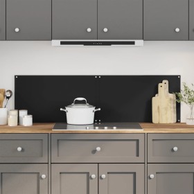 Küchenrückwände 2 Stück gehärtetes schwarzes Glas 70x60 cm von , Küchengeräte und Utensilien - Ref: Foro24-3315797, Preis: 80...