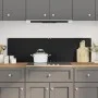 Kitchen splashbacks 2 units black tempered glass 70x60 cm by , Kitchen tools and utensils - Ref: Foro24-3315797, Price: 78,92...