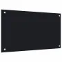 Kitchen splashbacks 2 units black tempered glass 70x60 cm by , Kitchen tools and utensils - Ref: Foro24-3315797, Price: 78,92...