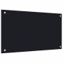 Küchenrückwände 2 Stück gehärtetes schwarzes Glas 70x60 cm von , Küchengeräte und Utensilien - Ref: Foro24-3315797, Preis: 80...