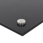 Küchenrückwände 2 Stück gehärtetes schwarzes Glas 70x60 cm von , Küchengeräte und Utensilien - Ref: Foro24-3315797, Preis: 80...