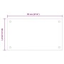 Küchenrückwände 2 Stück gehärtetes schwarzes Glas 70x60 cm von , Küchengeräte und Utensilien - Ref: Foro24-3315797, Preis: 80...