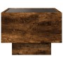 Beistelltisch und LED-Holztechnik Eiche geraucht 40x40x30 cm von , Couchtisch - Ref: Foro24-847501, Preis: 69,32 €, Rabatt: %