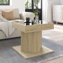 Center table and LED engineered oak wood Sonoma 50x50x45 cm by , Coffee table - Ref: Foro24-847562, Price: 88,54 €, Discount: %
