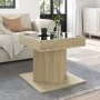 Center table and LED engineered oak wood Sonoma 50x50x45 cm by , Coffee table - Ref: Foro24-847562, Price: 87,27 €, Discount: %