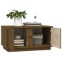 Solid honey brown pine wood coffee table 80x50x40 cm by vidaXL, Coffee table - Ref: Foro24-814422, Price: 68,35 €, Discount: %