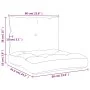 Cushions for pallets, 2 units, green fabric by , Cushions for chairs and sofas - Ref: Foro24-360839, Price: 31,90 €, Discount: %