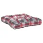 Cushions for pallets, 2 units, red checkered fabric. by , Cushions for chairs and sofas - Ref: Foro24-360847, Price: 32,68 €,...