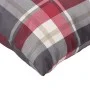 Cushions for pallets, 2 units, red checkered fabric. by , Cushions for chairs and sofas - Ref: Foro24-360847, Price: 32,68 €,...
