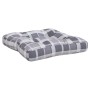 Cushions for pallets, 3 units, gray checkered fabric by , Cushions for chairs and sofas - Ref: Foro24-360870, Price: 42,33 €,...