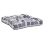 Cushions for pallets, 3 units, gray checkered fabric by , Cushions for chairs and sofas - Ref: Foro24-360870, Price: 41,55 €,...