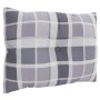 Cushions for pallets, 3 units, gray checkered fabric by , Cushions for chairs and sofas - Ref: Foro24-360870, Price: 42,33 €,...