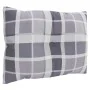 Cushions for pallets, 3 units, gray checkered fabric by , Cushions for chairs and sofas - Ref: Foro24-360870, Price: 41,55 €,...