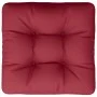 Cushion for a pallet sofa in burgundy fabric by , Cushions for chairs and sofas - Ref: Foro24-360887, Price: 21,91 €, Discoun...