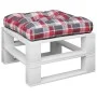 Cushion for a red plaid fabric pallet sofa by , Cushions for chairs and sofas - Ref: Foro24-360891, Price: 23,34 €, Discount: %