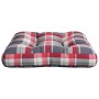 Kissen für Palettensofa aus rotem Karo-Stoff von , Kissen für Stühle und Sofas - Ref: Foro24-360891, Preis: 23,66 €, Rabatt: %