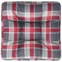 Cushion for a red plaid fabric pallet sofa by , Cushions for chairs and sofas - Ref: Foro24-360891, Price: 23,34 €, Discount: %