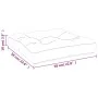 Cushion for a red plaid fabric pallet sofa by , Cushions for chairs and sofas - Ref: Foro24-360891, Price: 23,34 €, Discount: %