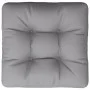 Cushion for pallet sofa, gray fabric, 50x50x12 cm by , Cushions for chairs and sofas - Ref: Foro24-360430, Price: 20,32 €, Di...