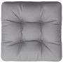 Kissen für Palettensofa, grauer Stoff, 50x50x12 cm. von , Kissen für Stühle und Sofas - Ref: Foro24-360430, Preis: 22,99 €, R...