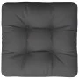 Cushion for pallet sofa, gray fabric, 60x60x12 cm by , Cushions for chairs and sofas - Ref: Foro24-360447, Price: 27,65 €, Di...