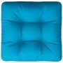 Cushion for pallet sofa in blue fabric 60x60x12 cm by , Cushions for chairs and sofas - Ref: Foro24-360451, Price: 27,24 €, D...