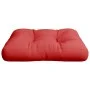 Cushion for a red fabric pallet sofa 60x60x12 cm by , Cushions for chairs and sofas - Ref: Foro24-360453, Price: 25,56 €, Dis...