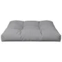 Cushion for pallet sofa in gray fabric 70x70x12 cm by , Cushions for chairs and sofas - Ref: Foro24-360470, Price: 46,40 €, D...
