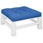 Cushion for pallet sofa in blue fabric 70x70x12 cm by , Cushions for chairs and sofas - Ref: Foro24-360479, Price: 26,04 €, D...
