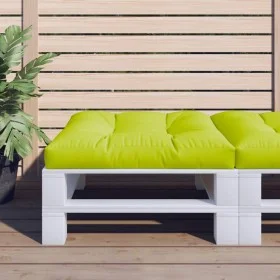 Light green fabric cushion for a pallet sofa 80x80x12 cm by , Cushions for chairs and sofas - Ref: Foro24-360502, Price: 39,3...