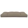 Sitzkissen für den Garten aus grauem Taupe-Stoff 120x80x12 cm von , Kissen für Stühle und Sofas - Ref: Foro24-360521, Preis: ...