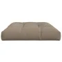 Sitzkissen für den Garten aus grauem Taupe-Stoff 120x80x12 cm von , Kissen für Stühle und Sofas - Ref: Foro24-360521, Preis: ...