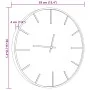 Reloj de pared de hierro y madera de ingeniería marrón Ø39 cm de , Relojes de pared - Ref: Foro24-4008398, Precio: 39,28 €, D...