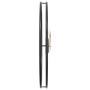 Schwarze Eisen-Wanduhr Ø50 cm von , Wanduhren - Ref: Foro24-4008401, Preis: 49,56 €, Rabatt: %