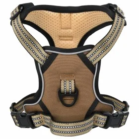 Brown adjustable dog harness with reflective bands, size S. by , Dog products - Ref: Foro24-4013362, Price: 22,02 €, Discount: %